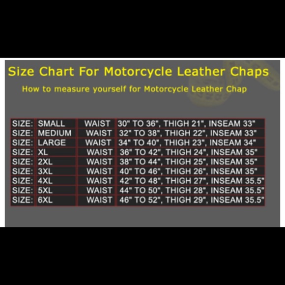 MEN BIKER MOTORCYCLE  MOTORCYCLE LEATHER CHAPS - Picture 2 of 2